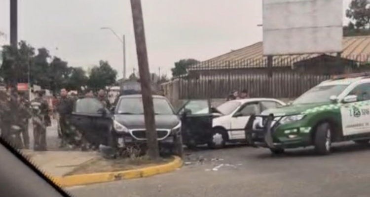 Detienen a conductor que se dio a la fuga e impactó a otro vehículo en Quilpué: su auto era robado