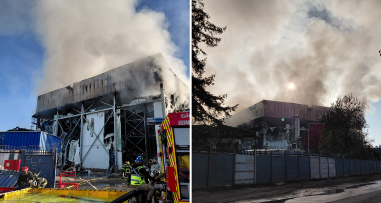 Incendio en planta frigorífica en Buín fue controlado: no hubo personas lesionadas ni riesgo químico