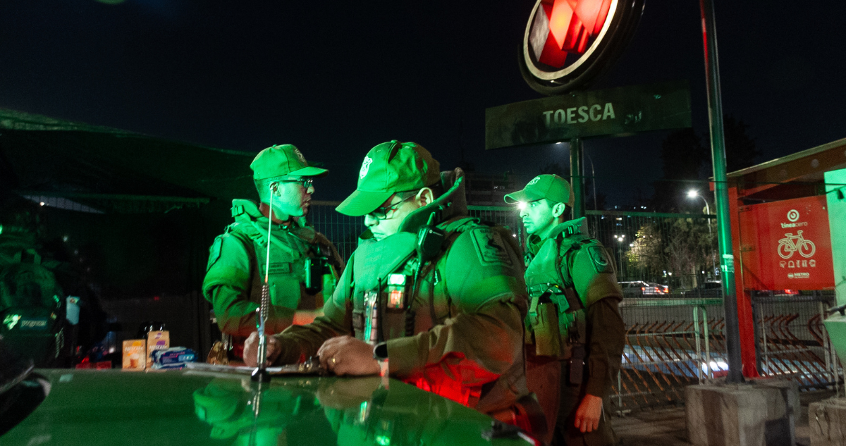 Más de 1.200 detenidos dejó megaoperativo de copamiento de Carabineros en todo el país