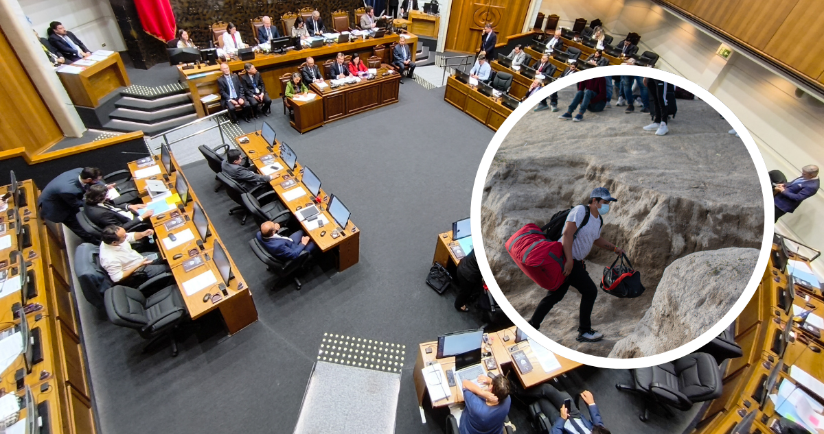 Senado aprueba en general proyecto que tipifica como delito el ingreso irregular a Chile