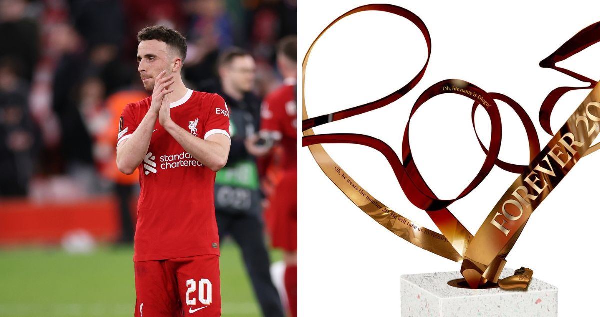 Liverpool revela el “monumento permanente” que creará en memoria de Diogo Jota y su hermano en Anfield