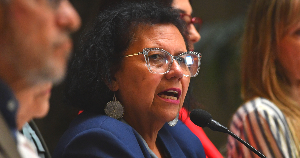 Diputada Lorena Pizarro (PC) y su jefa de gabinete sufren portonazo frente a domicilio en Macul