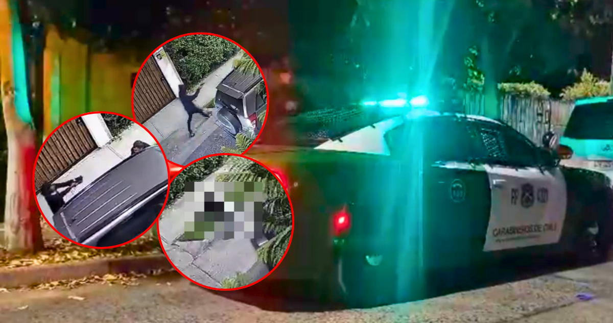 Hombre recibe disparo de arma tipo UZI al resistirse a violento portonazo en Providencia