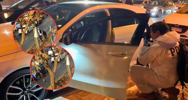 Cámara capta momento en que detective PDI dispara contra delincuentes y frustra asalto en su contra