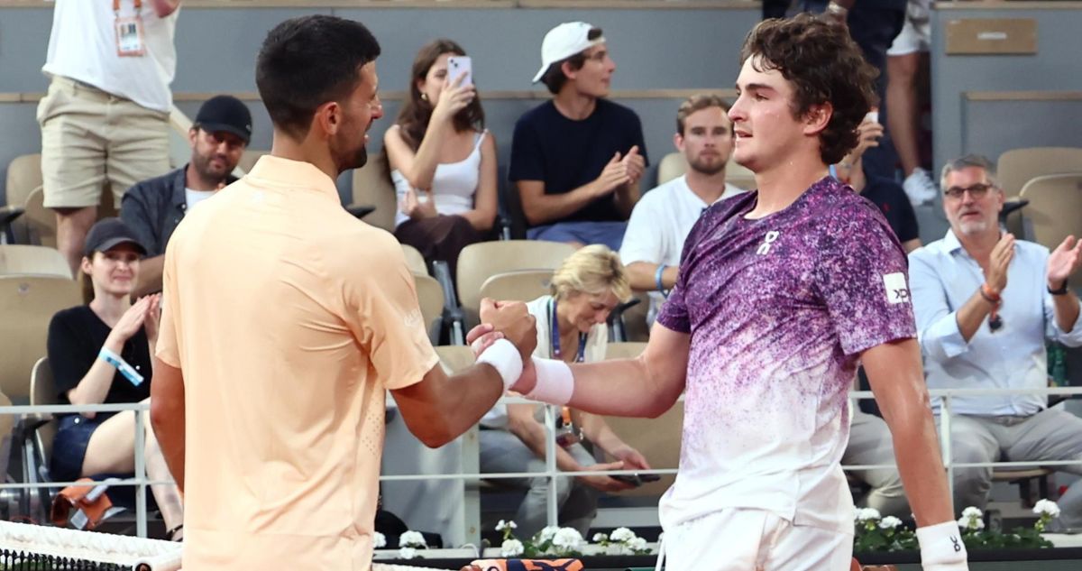Joao Fonseca eliminó a Novak Djokovic de Roland Garros 2026