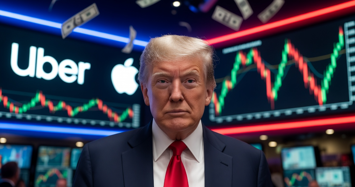 Trump, implicado en varias operaciones bursátiles con grandes empresas, entre ellas Uber y Apple
