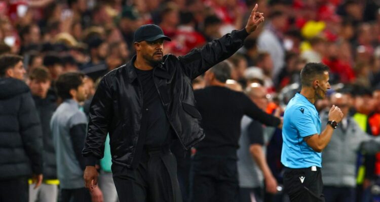 DT del Bayern Vincent Kompany estalla contra arbitraje tras eliminación ante PSG en la Champions