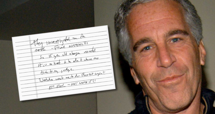 nota suicidio Epstein