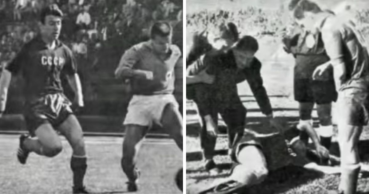 Eduard Dubinski, el crack de la URSS que recibió la “patada de la muerte” en el Mundial de 1962