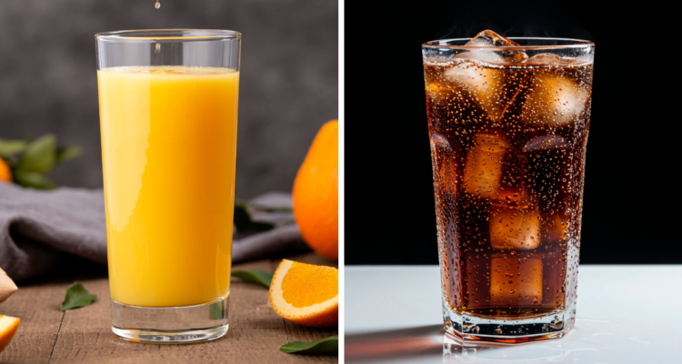 El azúcar de los jugos y las bebidas gaseosas no tiene el mismo efecto en el organismo