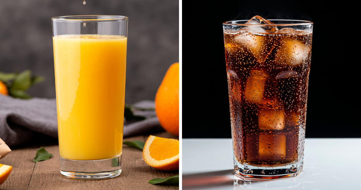 El azúcar de los jugos y las bebidas gaseosas no tiene el mismo efecto en el organismo