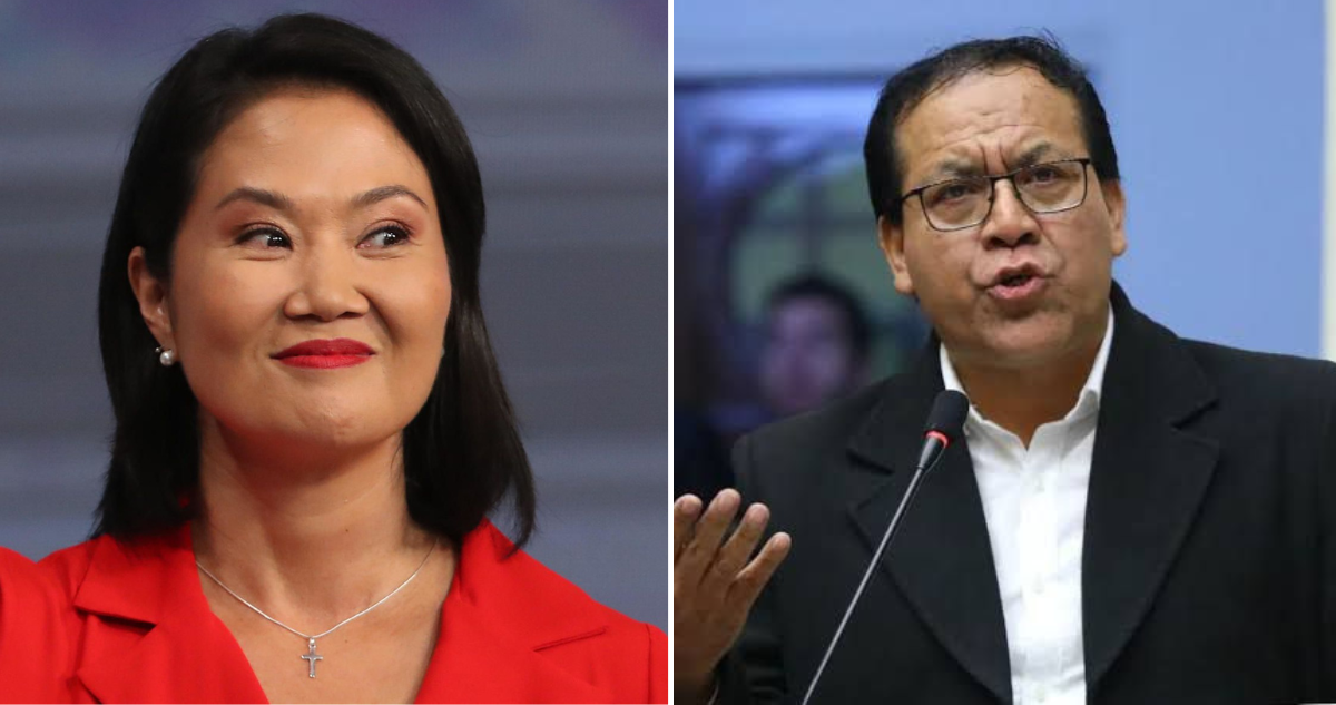 Keiko Fujimori y Roberto Sánchez