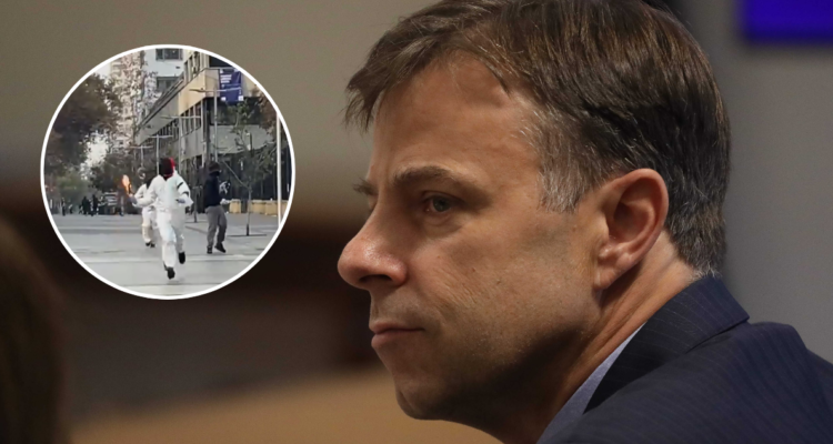 "Es un atentado": Codina tras ataque con bomba molotov a periodista de Bío Bío en Instituto Nacional