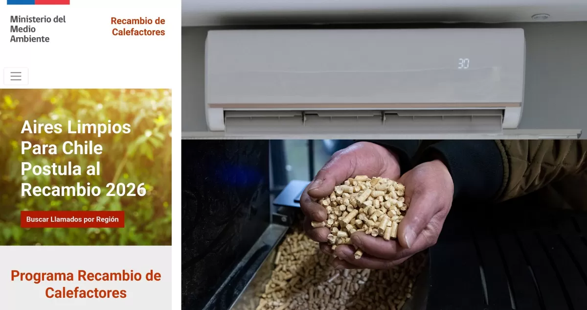 ¿Vives en una de estas 5 comunas? Revisa AQUÍ cómo obtener un aire acondicionado o estufa a pellet
