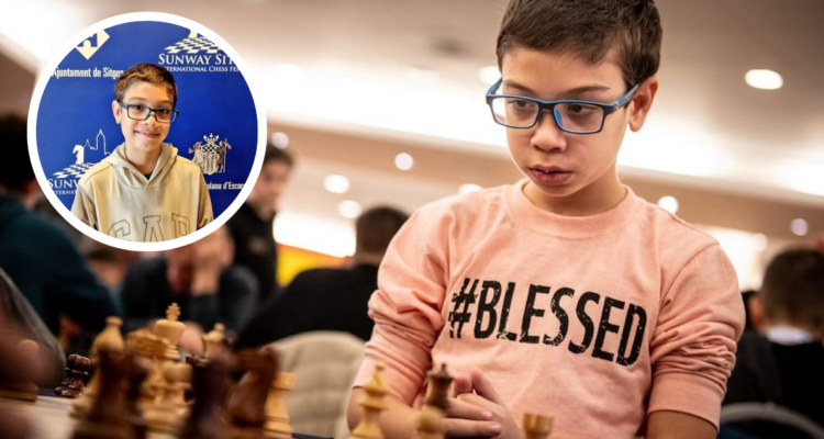 Faustino Oro, niño genio del ajedrez