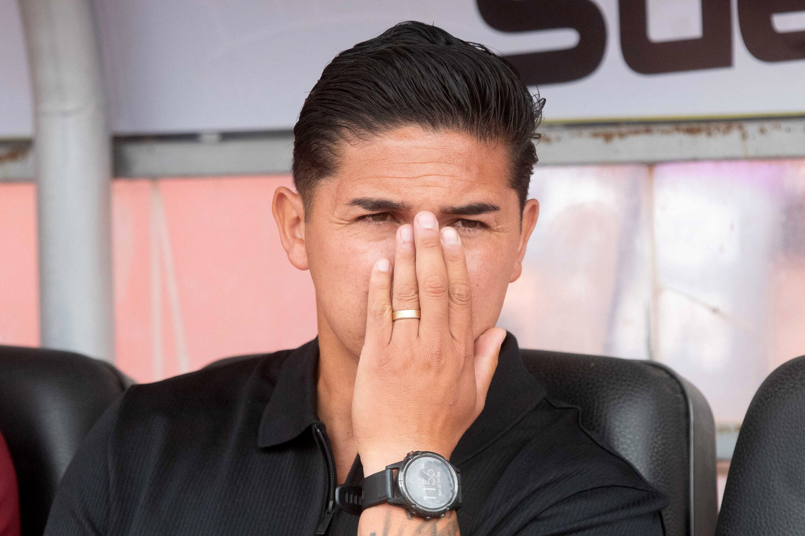 Felipe Gutiérrez dirigiendo en Deportes La Serena