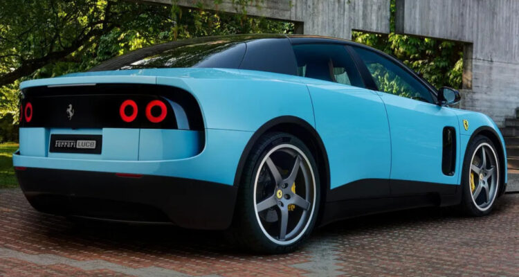 Ferrari presenta su primer coche totalmente eléctrico.
