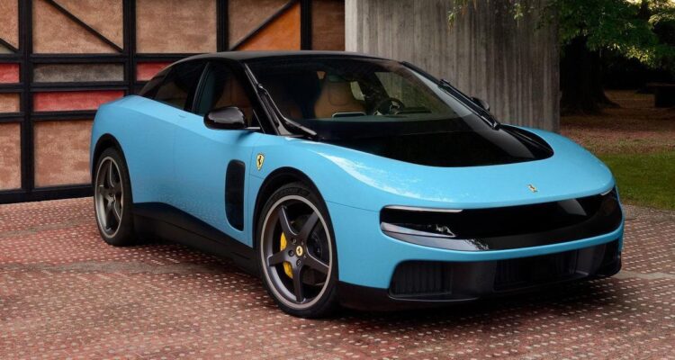 Ferrari presenta su primer coche totalmente eléctrico.
