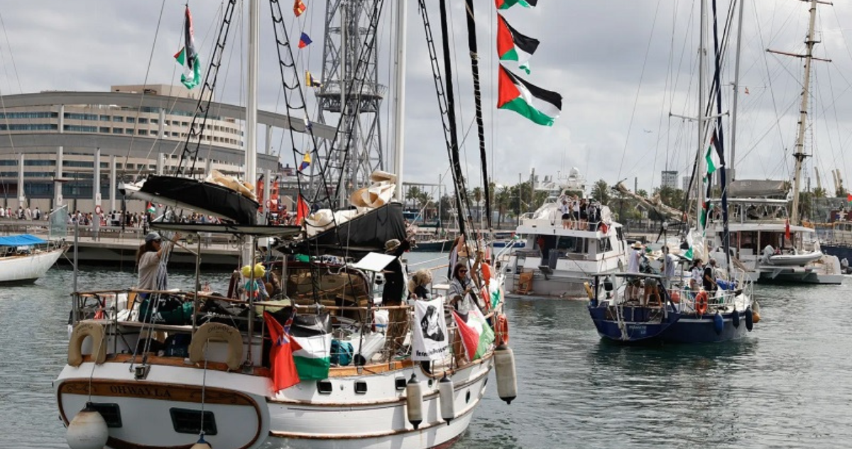 Flotilla capturada por Israel