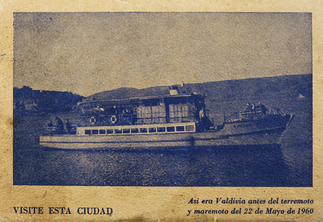 Postal de Valdivia previo al terremoto de 1960