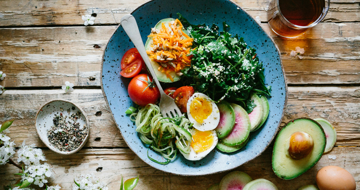 Foto de comida saludable para ilustrar nota sobre el síndrome metabólico