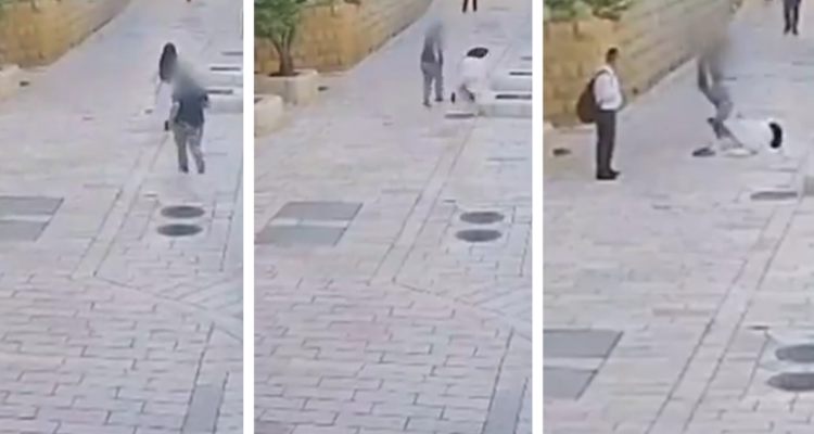 VIDEO | Hombre agrede brutalmente a monja francesa en Jerusalén: la empujó y pateó