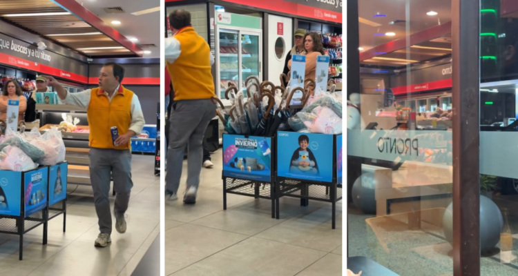 VIDEO | Hombre protagoniza violenta agresión verbal a trabajadora de servicentro en Concón