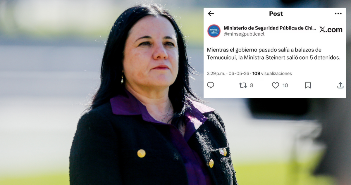 “Mientras el gobierno pasado salía a balazos…”: El post que el Min. de Seguridad publicó por “error”