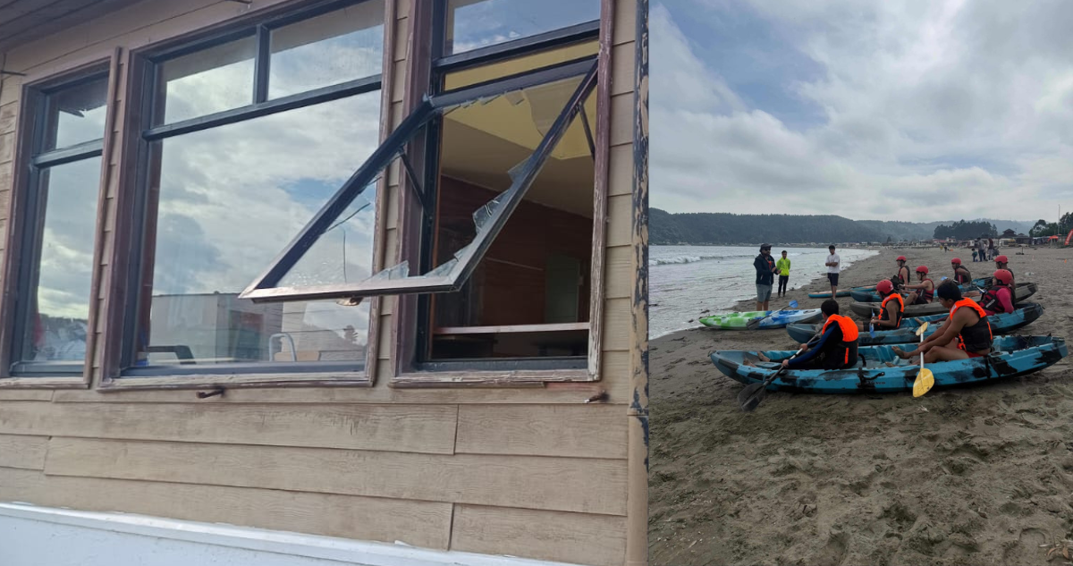 Sujetos roban kayaks y chalecos salvavidas desde recinto municipal en Lota: avalúo es de $4 millones