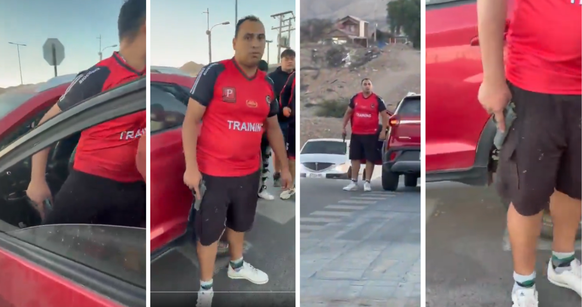 Carabinero de civil se enfrentó con pistola a grupo de personas tras partido de fútbol amateur