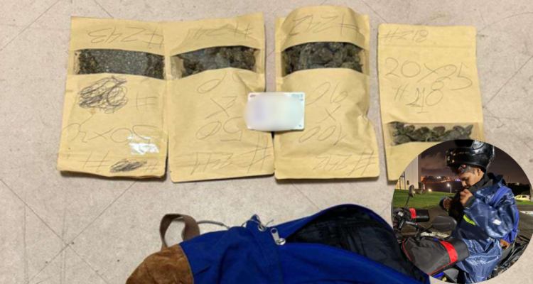 Detienen en Puerto Montt por portar droga a boliviano que había entrado hace 6 días a Chile