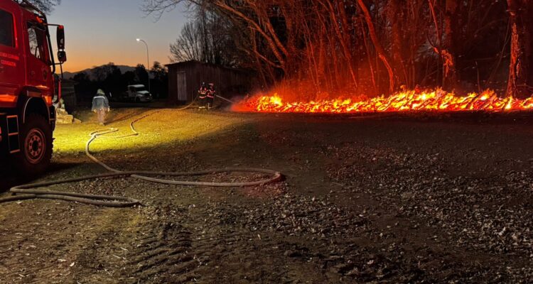 Ataque incendiario en Curacautín