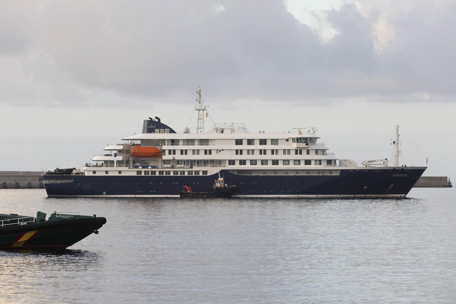 El crucero neerlandés MV Hondius