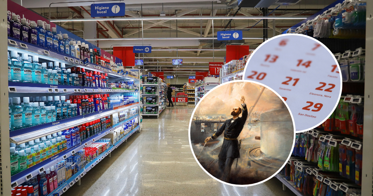 Revisa AQUÍ el horario que tendrán los supermercados este feriado del 21 de mayo