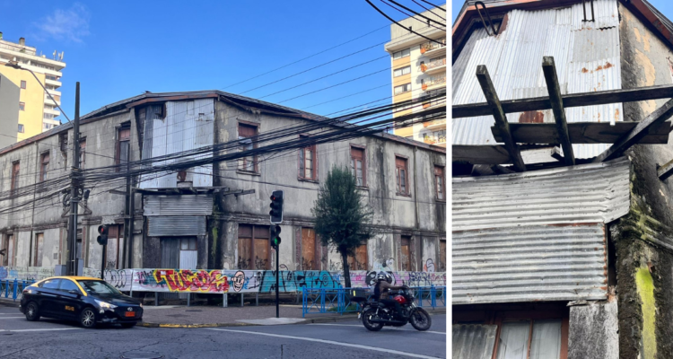 Es monumento histórico: oficios alertan desde hace años sobre deterioro de Hotel Continental de Temuco