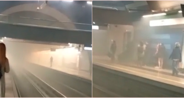 Metro cierra tres estaciones de Línea 5 por humo en las vías