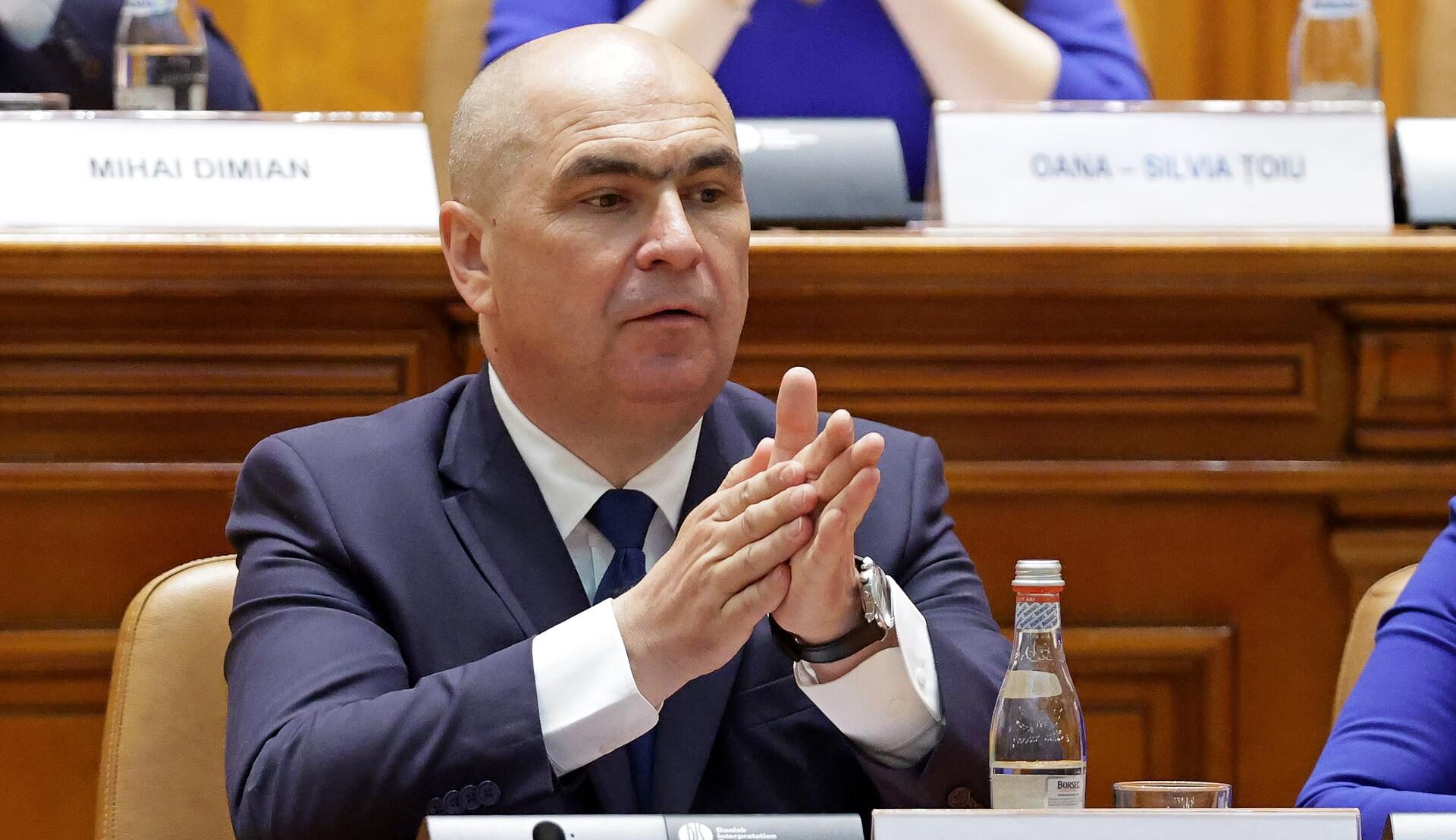 El primer ministro de Rumania, Ilie Bolojan