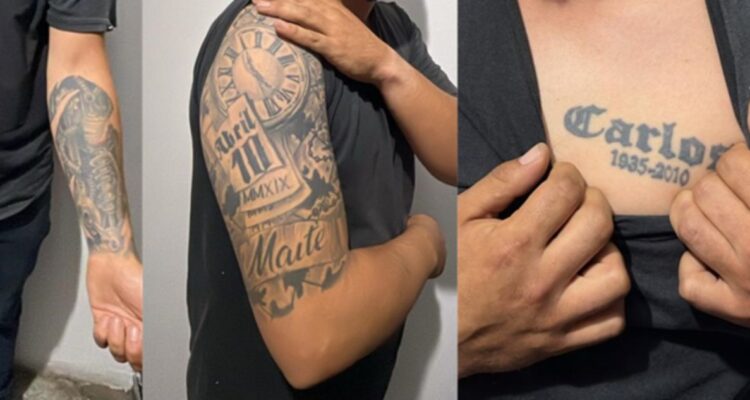 Fiscalía difunde tatuajes de imputado por violación y busca víctimas: habría niñas de entre 3 y 5 años