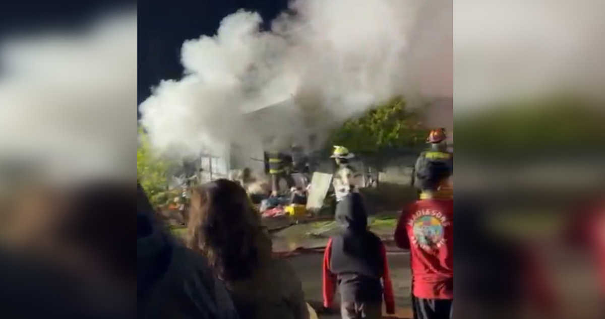 Dos personas damnificadas y una mascota calcinada deja incendio en zona norte de Purranque