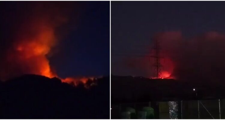 Incendio forestal en Antuco
