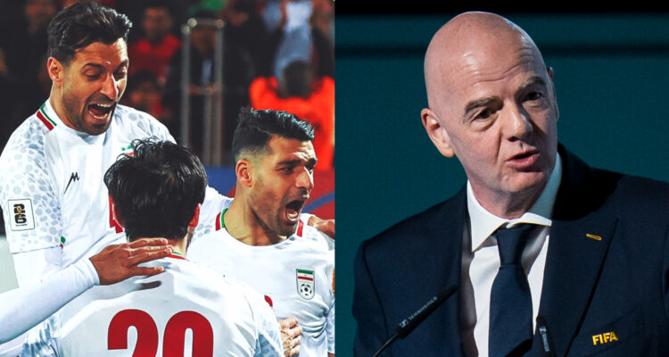 Irán y Gianni Infantino foto de contexto de FIFA en el Mundial 2026