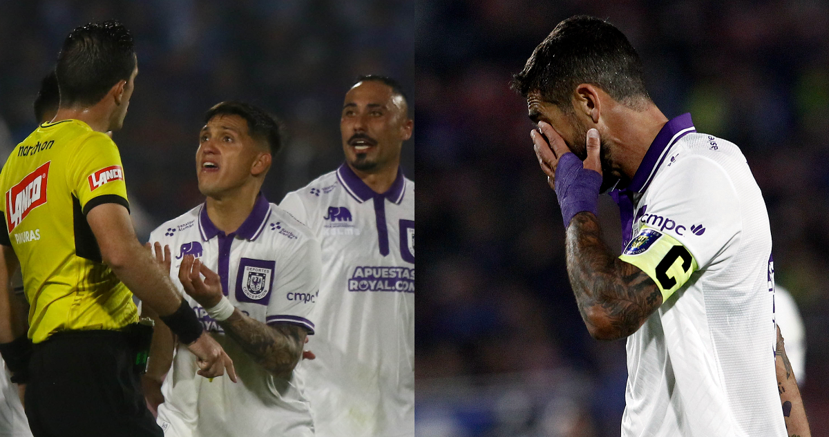 Joaquín Larrivey critica a árbitro Mario Salvo tras La U Deportes Concepción