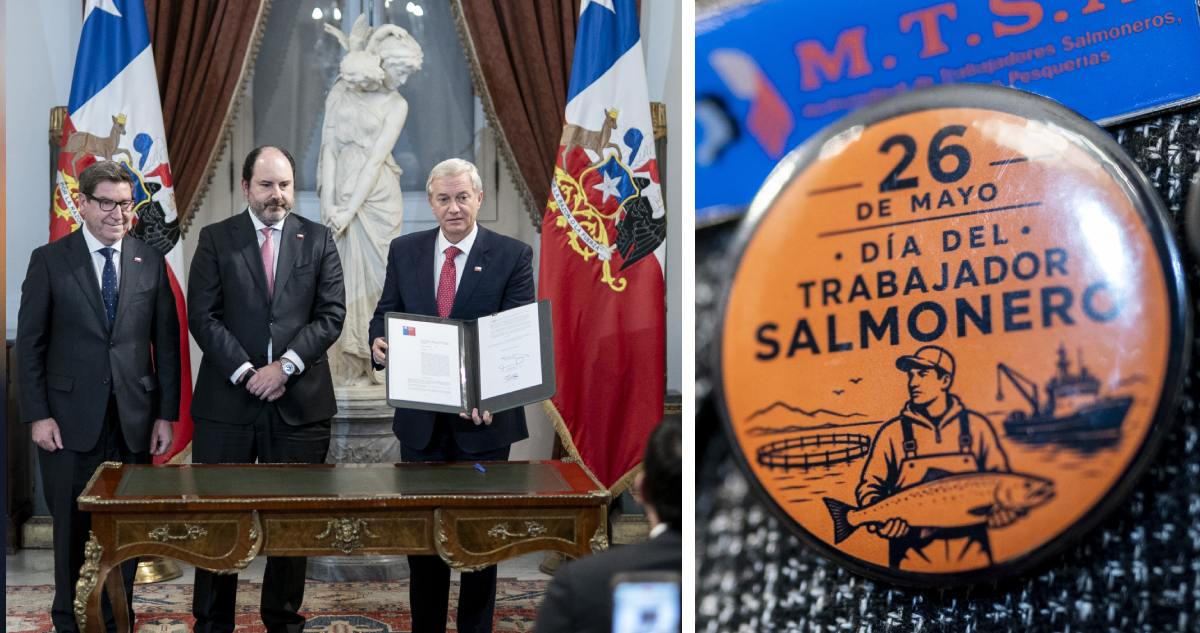 Kast resalta relevancia de acuicultura para Chile junto con instaurar el Día del Trabajador del Salmón