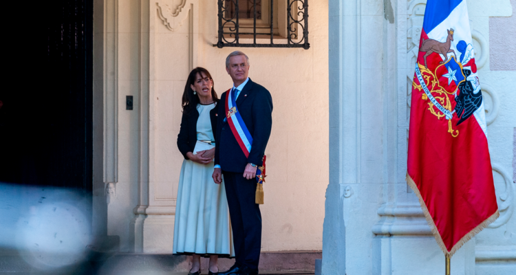 Presidente Kast y primera dama | Agencia UNO