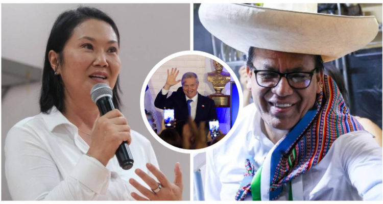 Keiko Fujimori y Roberto Sánchez