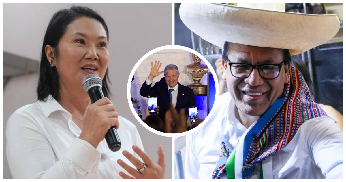 Keiko Fujimori y Roberto Sánchez