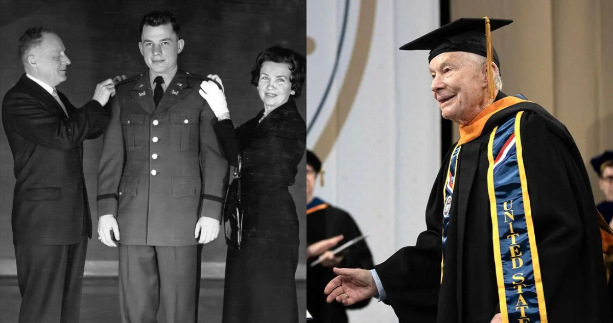 Fotos de Kenneth Grundborg, el ingeniero veterano que se graduó