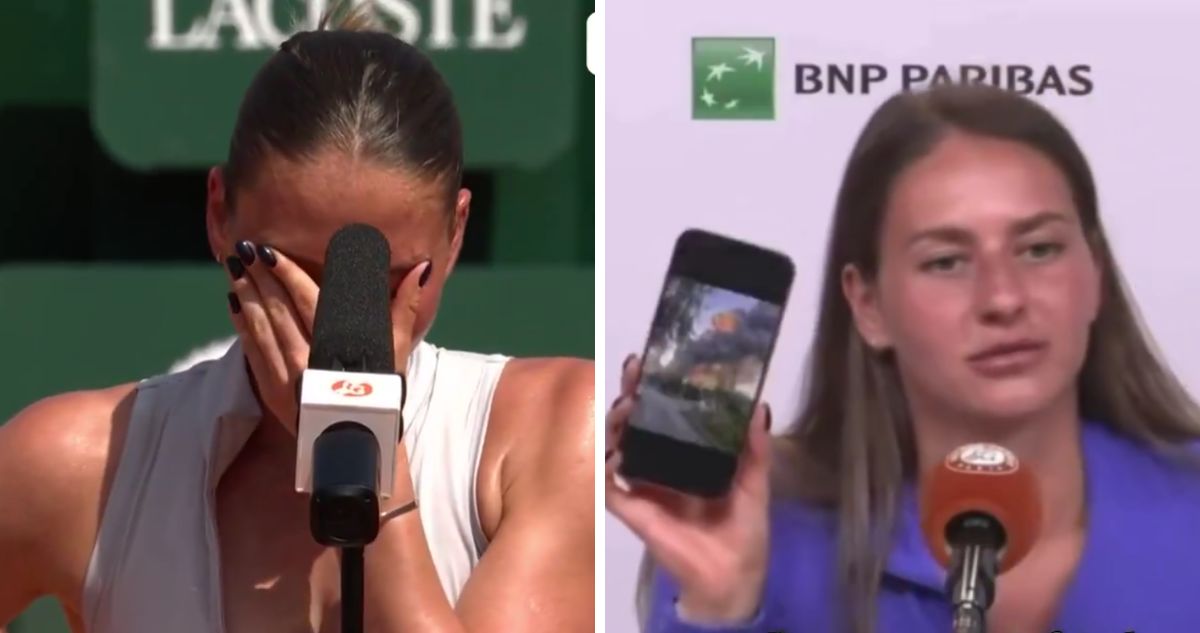 Ucraniana Kostyuk lloró en Roland Garros al revelar que misil casi destruye casa de sus padres