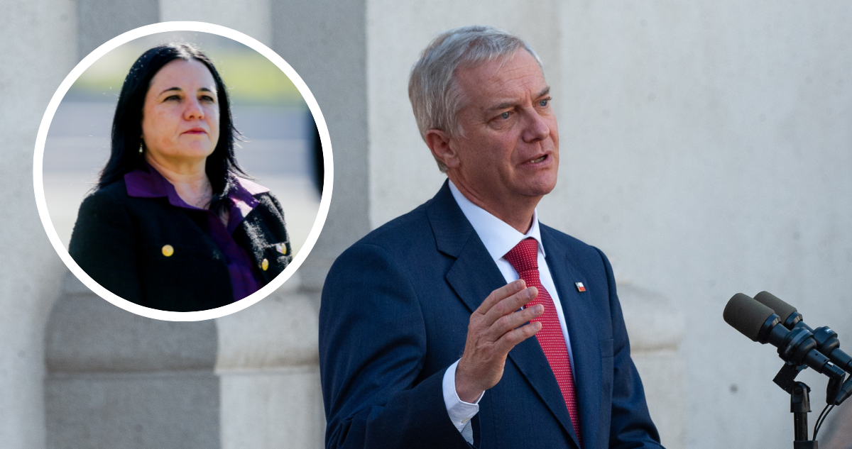 Presidente José Antonio Kast y ministra Trinidad Steinert.