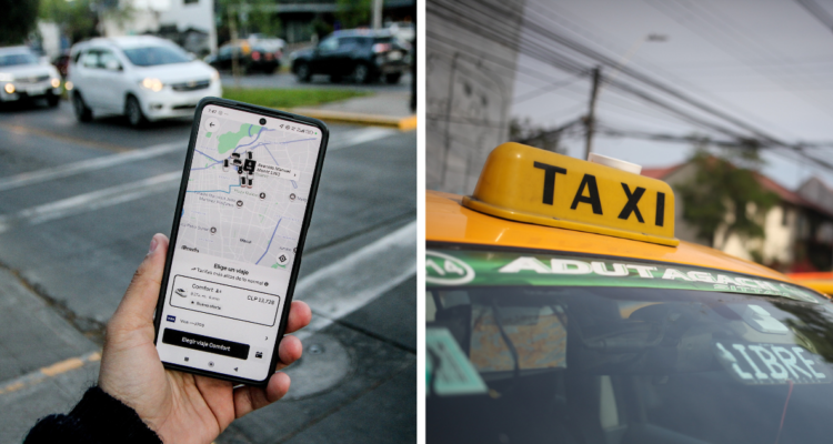 Uber y taxi